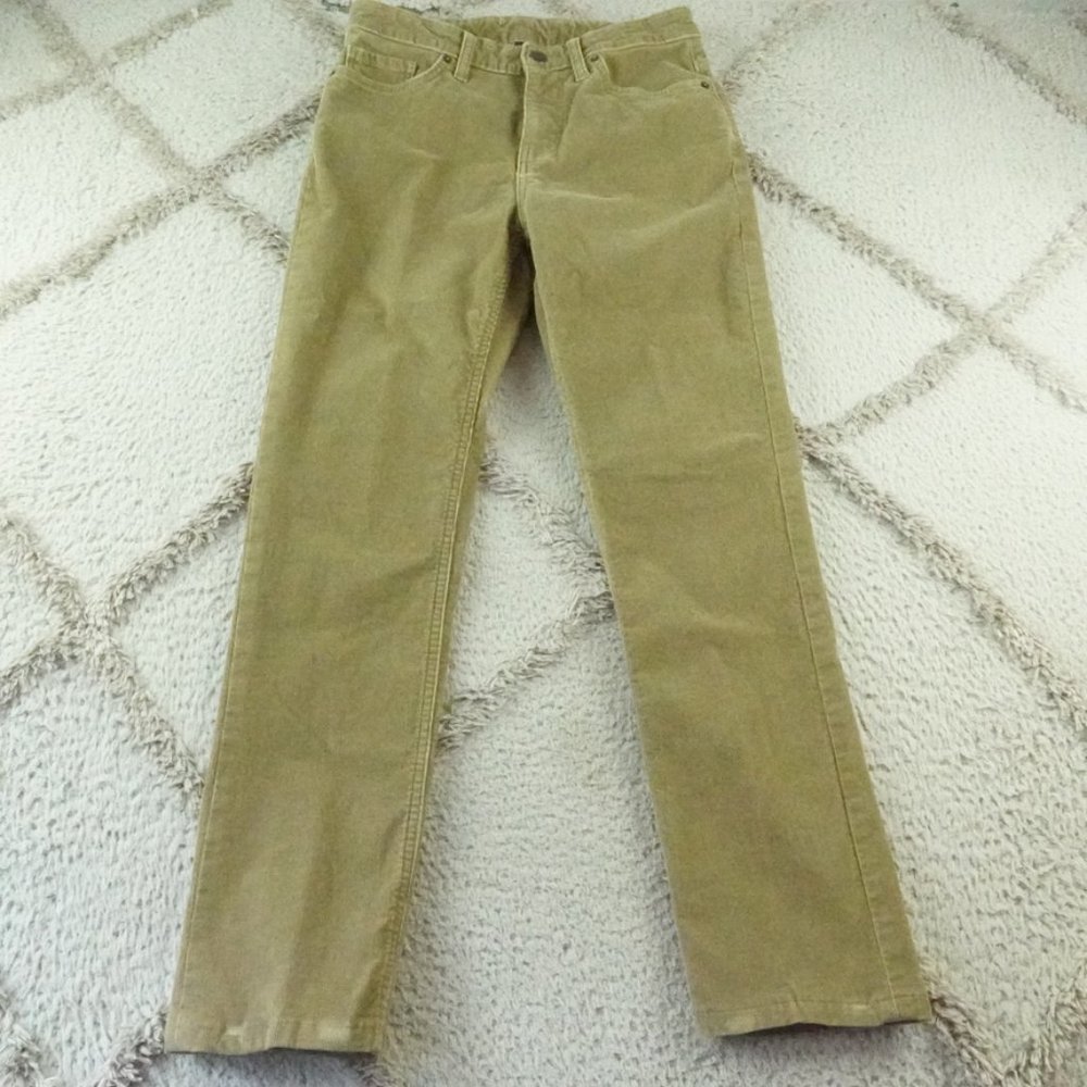 Patagonia Corduroy Pants Womens 28 olive Straight Fit